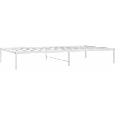 vidaXL Metallipohjarunko valkoinen 107x203 cm - Sänky vidaXL Metallipohjarunko valkoinen 107x203 cm - Sänky