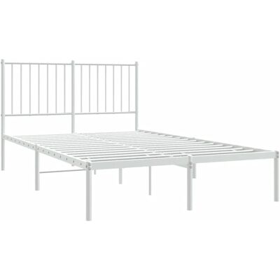 vidaXL Metal Bed Frame with Headboard - Bed Type vidaXL Metal Bed Frame with Headboard - Bed Type