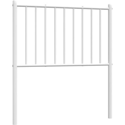 vidaXL Valkoinen metallipääty 84.5 x 3 x 90 cm - Pääty vidaXL Valkoinen metallipääty 84.5 x 3 x 90 cm - Pääty