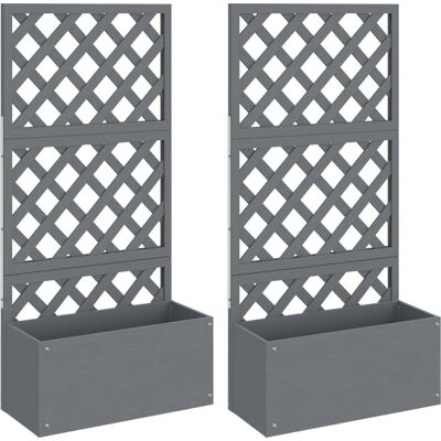 vidaXL Rankgitter Blumenkasten Outdoor Hochbeet - Blumenkasten vidaXL Rankgitter Blumenkasten Outdoor Hochbeet - Blumenkasten