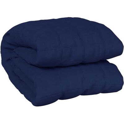 vidaXL Blaue Gewichtete Decke - 137 x 200 cm - 10 kg vidaXL Blaue Gewichtete Decke - 137 x 200 cm - 10 kg