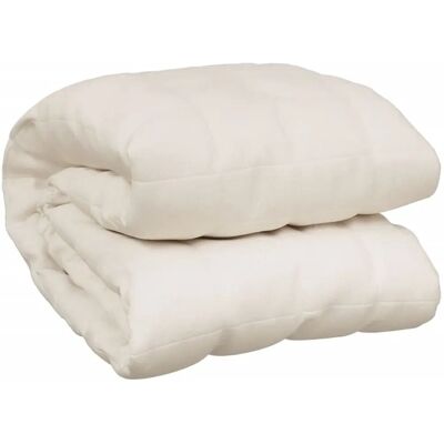 vidaXL 122x183cm Creme Gewichtedecke - Schlafhilfe vidaXL 122x183cm Creme Gewichtedecke - Schlafhilfe