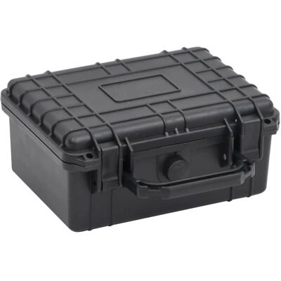 vidaXL Flyttekuffert Bærbar Sort 24x19x11 cm - Flyttekuffert vidaXL Flyttekuffert Bærbar Sort 24x19x11 cm - Flyttekuffert