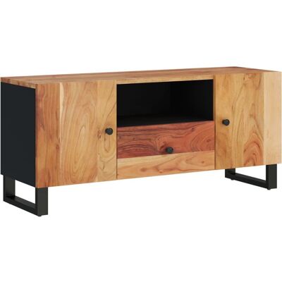 vidaXL TV-Schrank - Massives Akazienholz - 105x33,5x46 cm - TV-Möbel vidaXL TV-Schrank - Massives Akazienholz - 105x33,5x46 cm - TV-Möbel