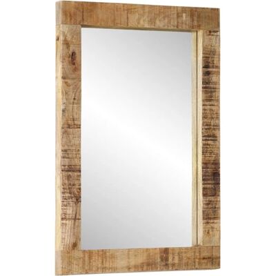 vidaXL Massiivinen mangopuinen seinäpeili - 70x50 cm vidaXL Massiivinen mangopuinen seinäpeili - 70x50 cm
