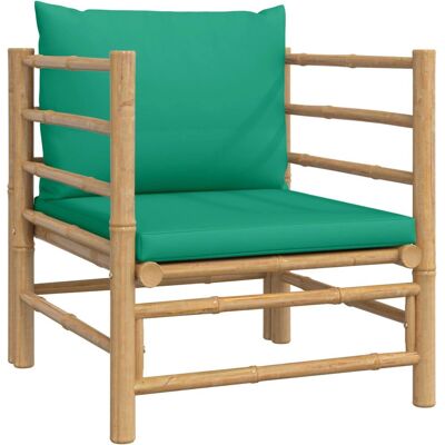 vidaXL Außen Bambus Gartenbank - Robust & Modulare vidaXL Außen Bambus Gartenbank - Robust & Modulare