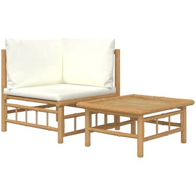 VidaXL Gartenset aus Bambus - Langlebig, Modular & Bequem VidaXL Gartenset aus Bambus - Langlebig, Modular & Bequem