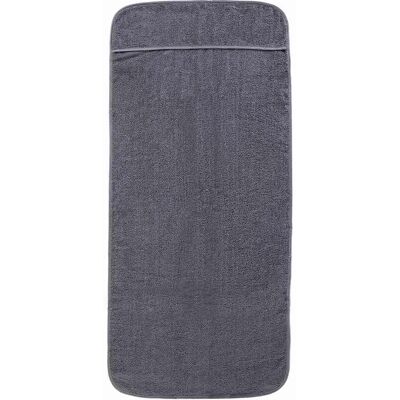 vidaXL Strandhanddoeken 2 stuks antraciet 60x135 cm - Strandhanddoeken vidaXL Strandhanddoeken 2 stuks antraciet 60x135 cm - Strandhanddoeken