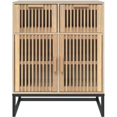 vidaXL Sideboard 60x30x75 cm Holzwerkstoff - Sideboard, Braun, 60x30x75 cm, Holzwerkstoff, Staubschrank vidaXL Sideboard 60x30x75 cm Holzwerkstoff - Sideboard, Braun, 60x30x75 cm, Holzwerkstoff, Staubschrank