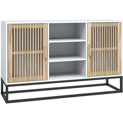 vidaXL Weiße Engineered Holz Sideboard - Sideboard vidaXL Weiße Engineered Holz Sideboard - Sideboard