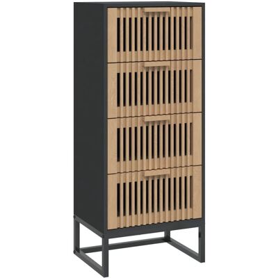 vidaXL Højskab sort 40x30x95 cm - Stue Skab vidaXL Højskab sort 40x30x95 cm - Stue Skab
