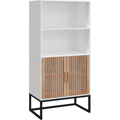 vidaXL Highboard Valkoinen 60x35x125 cm Konepuu - Highboard vidaXL Highboard Valkoinen 60x35x125 cm Konepuu - Highboard
