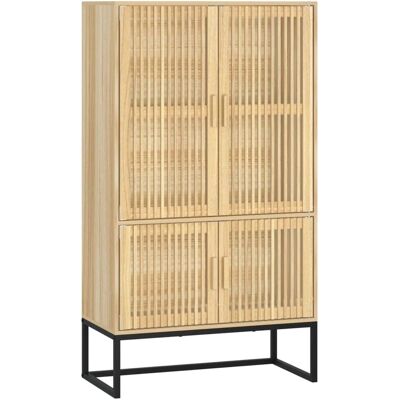 vidaXL Buffet Haut en Bois d'Ingénierie 70x35x125 cm - Buffet - Publicité vidaXL Buffet Haut en Bois d'Ingénierie 70x35x125 cm - Buffet - Publicité