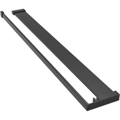 vidaXL Schwarze Aluminium Walk-in Duschrack - Duschregal vidaXL Schwarze Aluminium Walk-in Duschrack - Duschregal