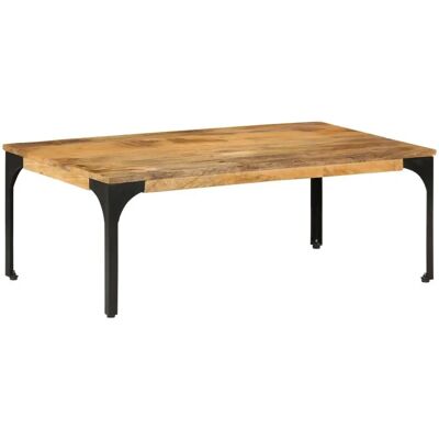 vidaXL Couchtisch 100x55x35 cm Massivholz Mango - Couchtisch vidaXL Couchtisch 100x55x35 cm Massivholz Mango - Couchtisch