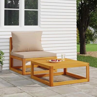 vidaXL Gartensofa-Set - Modulares Outdoor-Mobiliar vidaXL Gartensofa-Set - Modulares Outdoor-Mobiliar