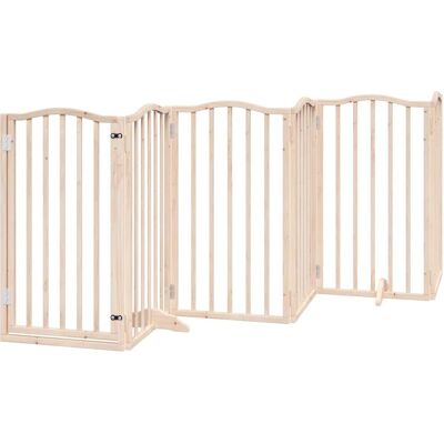 vidaXL Hundegitter mit Tür - 6 Paneele, 300cm, Faltbar vidaXL Hundegitter mit Tür - 6 Paneele, 300cm, Faltbar