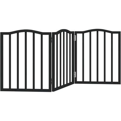 vidaXL Porte pour chiens pliable - Noir - Porte pour chiens vidaXL Porte pour chiens pliable - Noir - Porte pour chiens
