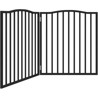 vidaXL Hundegitter Faltbar Haustor Schwarz - Hundegitter vidaXL Hundegitter Faltbar Haustor Schwarz - Hundegitter