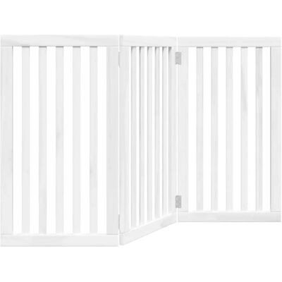 vidaXL Hondendeur Vouwbaar 3 Panelen Wit 150 cm vidaXL Hondendeur Vouwbaar 3 Panelen Wit 150 cm