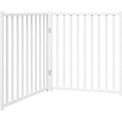 vidaXL Hundegitter Weiß Faltbar 2 Paneele 160 cm - Hundegitter vidaXL Hundegitter Weiß Faltbar 2 Paneele 160 cm - Hundegitter