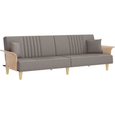 VidaXL Taupe Sovesofa med Puder - Sovesofa VidaXL Taupe Sovesofa med Puder - Sovesofa