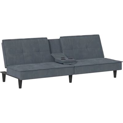 Canapé convertible gris foncé VidaXL - Sofas Canapé convertible gris foncé VidaXL - Sofas