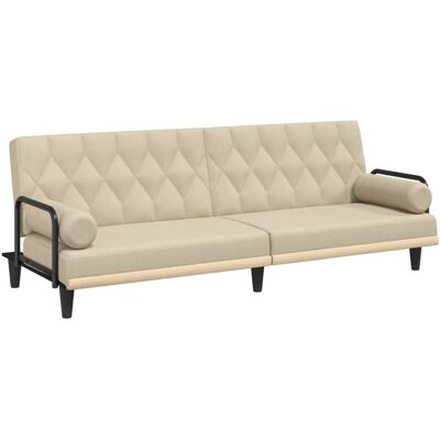 VidaXL Sovesofa - Justerbar Cremepolstring VidaXL Sovesofa - Justerbar Cremepolstring