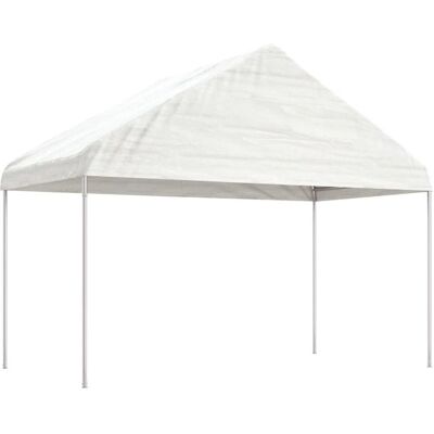 Valkoinen Aita Katolla - Ulkoilmapaviljonki 4.08x2.23x3.22 m Valkoinen Aita Katolla - Ulkoilmapaviljonki 4.08x2.23x3.22 m