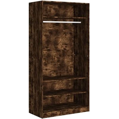 vidaXL Kleiderschrank Räuchereiche 100x50x200 cm Ingenieurholz - Kleiderschrank vidaXL Kleiderschrank Räuchereiche 100x50x200 cm Ingenieurholz - Kleiderschrank