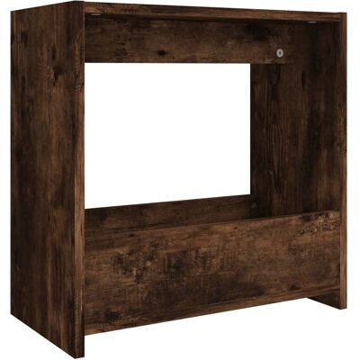 vidaXL Raucheiche Beistelltisch - 50x26x50 cm - Rustikal, Modern vidaXL Raucheiche Beistelltisch - 50x26x50 cm - Rustikal, Modern
