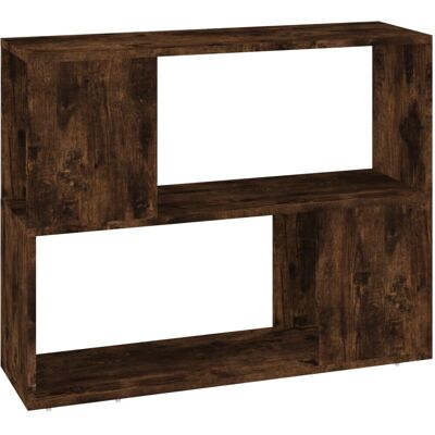 vidaXL Füstös Eichen Bücherregal/Wändel 80x24x63cm - Stauraumlösung vidaXL Füstös Eichen Bücherregal/Wändel 80x24x63cm - Stauraumlösung