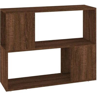 vidaXL Bücherregal - Braun Eiche - 80x24x63 cm vidaXL Bücherregal - Braun Eiche - 80x24x63 cm