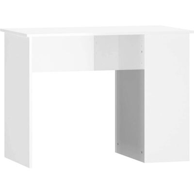 Scrivania Bianca Lucida vidaXL - 100x55x75 cm - Ufficio, Computer Scrivania Bianca Lucida vidaXL - 100x55x75 cm - Ufficio, Computer