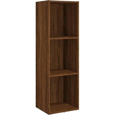 vidaXL Bruine Eiken Boekenkast/TV-Meubel 36x30x114 cm Spaanplaat vidaXL Bruine Eiken Boekenkast/TV-Meubel 36x30x114 cm Spaanplaat