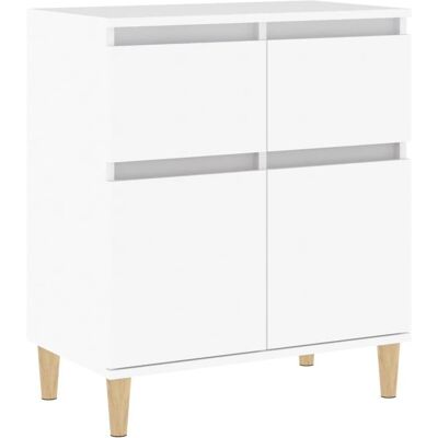 vidaXL Weiß 60x35x70 cm Holzwerkstoff Sideboard - Sideboard vidaXL Weiß 60x35x70 cm Holzwerkstoff Sideboard - Sideboard