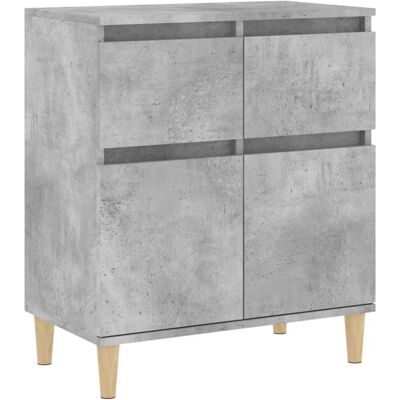 vidaXL 819680 Beton-Grau Sideboard - Wohnzimmermöbel vidaXL 819680 Beton-Grau Sideboard - Wohnzimmermöbel