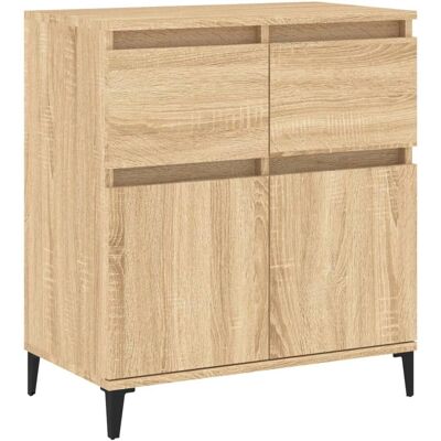 vidaXL Sonoma Eiche Sideboard - Wohnzimmer Aufbewahrung vidaXL Sonoma Eiche Sideboard - Wohnzimmer Aufbewahrung