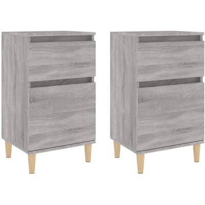 vidaXL Nightstand 819705 - Bedside Table with Storage vidaXL Nightstand 819705 - Bedside Table with Storage
