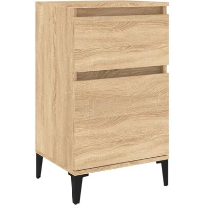 Maisonchic Roble Sonoma Mesita de Noche - Mesita de Noche Maisonchic Roble Sonoma Mesita de Noche - Mesita de Noche