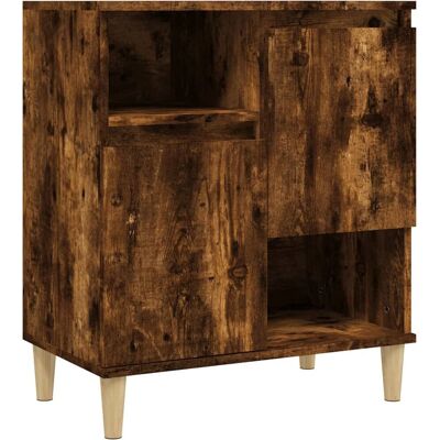 vidaXL 821145 Räuchereiche Sideboard - Wohnzimmeraufbewahrung vidaXL 821145 Räuchereiche Sideboard - Wohnzimmeraufbewahrung