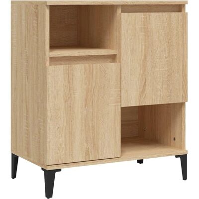 vidaXL Buffet Chêne Sonoma - 60x35x70 cm Organisateur Maison - Publicité vidaXL Buffet Chêne Sonoma - 60x35x70 cm Organisateur Maison - Publicité