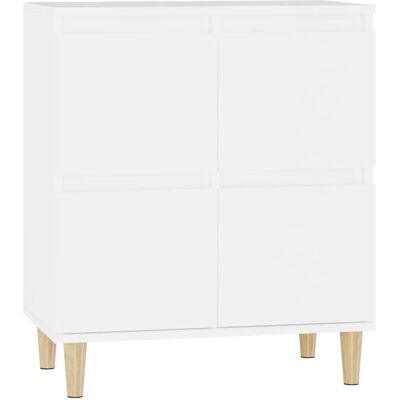 Buffet en bois d'ingénierie blanc vidaXL - Mobilier de salon - Publicité Buffet en bois d'ingénierie blanc vidaXL - Mobilier de salon - Publicité