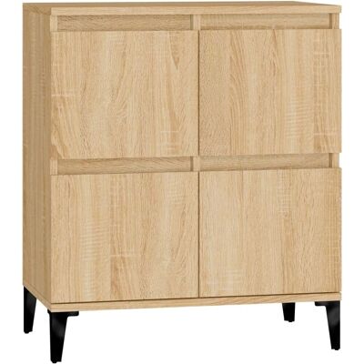 vidaXL Sonoma Credenza - 60x35x70 cm Mehrschicht Holz vidaXL Sonoma Credenza - 60x35x70 cm Mehrschicht Holz