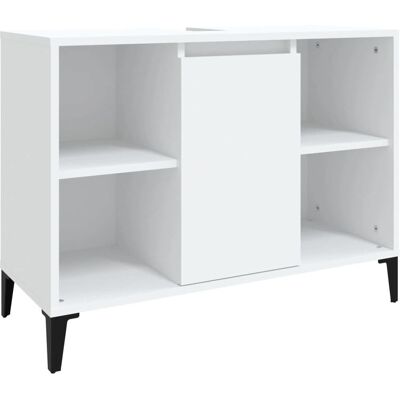 vidaXL 821292 White Bathroom Vanity Sink Cabinet - Bathroom Storage vidaXL 821292 White Bathroom Vanity Sink Cabinet - Bathroom Storage