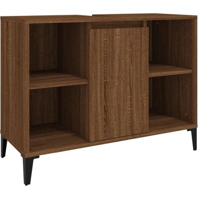 vidaXL 821299 Bathroom Vanity Sink Cabinet - Engineered Wood vidaXL 821299 Bathroom Vanity Sink Cabinet - Engineered Wood