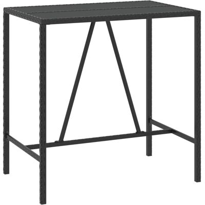 VidaXL Gartentisch - Schwarz, 110x70x110cm - Gartenmöbel VidaXL Gartentisch - Schwarz, 110x70x110cm - Gartenmöbel
