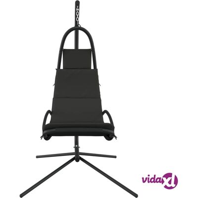 Maisonchic - Zawieszana huśtawka ogrodowa z poduszką ze stali i tkaniny Oxford ciemnoszara vidaXL - Garden Swing Chair Maisonchic - Zawieszana huśtawka ogrodowa z poduszką ze stali i tkaniny Oxford ciemnoszara vidaXL - Garden Swing Chair