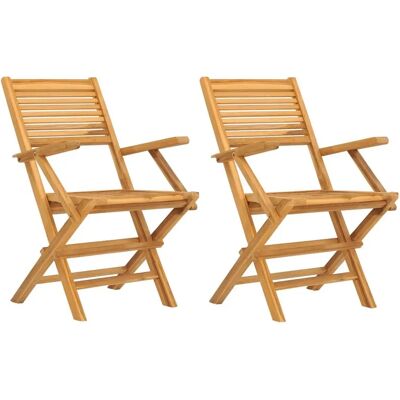 vidaXL składane krzesło ogrodowe - Teak vidaXL składane krzesło ogrodowe - Teak