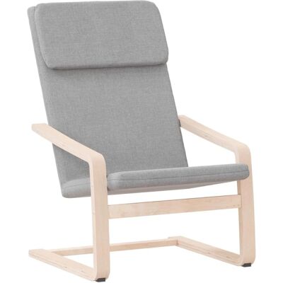 vidaXL Relaxsessel Hellgrau Stoff - Sessel vidaXL Relaxsessel Hellgrau Stoff - Sessel